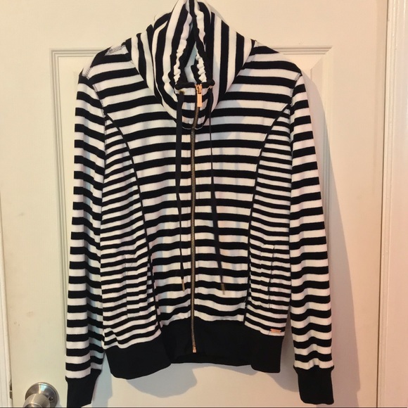Calvin Klein Sweaters - Calvin Klein Full Zip Cowl Neck Terry Cloth